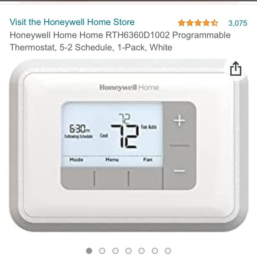 New! Programmable Ac thermostat RTH6360D 1002